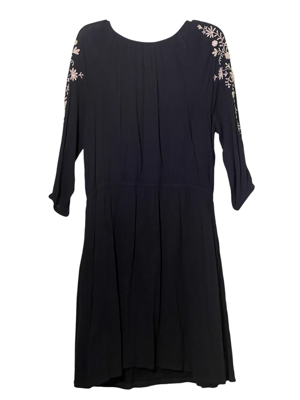 Talbots Embroidered gauze A-line dress. Size XL GUC - Picture 6 of 8